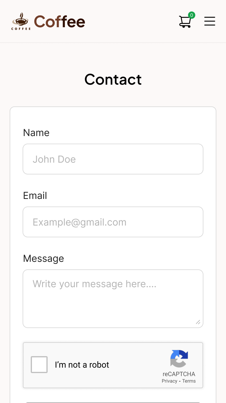 contact page