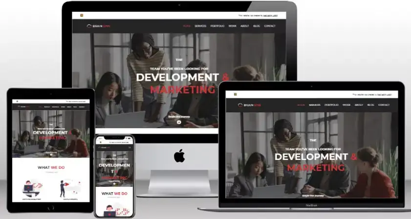 marketing website
